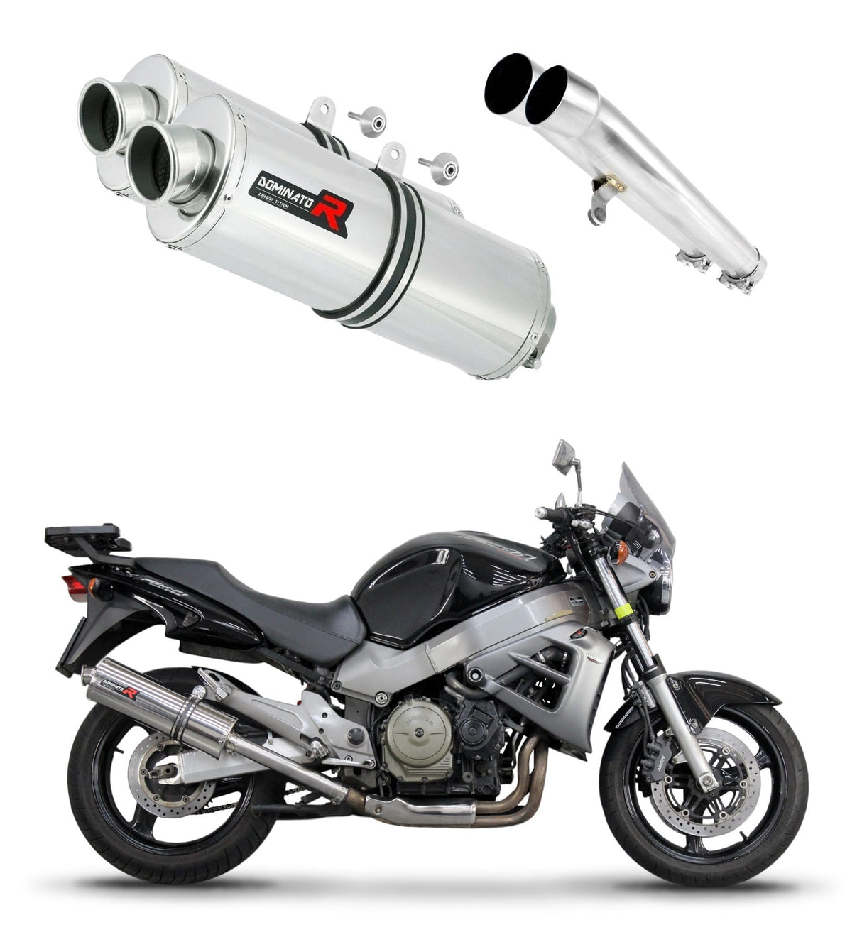 Honda CB 1100 X11 Exhaust Silencer Muffler OV + dB killer medium