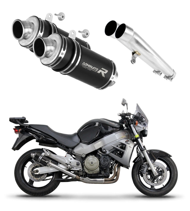 Honda CB 1100 X11 Exhaust Silencer Muffler GP1 BLACK + dB killer medium