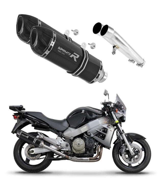 Honda CB 1100 X11 Exhaust Silencer Muffler HP1 BLACK + dB killer medium