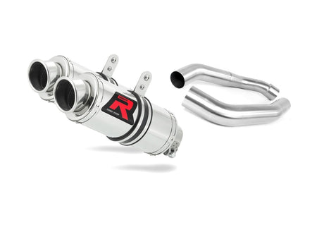 Honda CBR 1000F DUAL 1988 - 2000 Exhaust Silencer Muffler GP1 + dB killer medium 19 m.