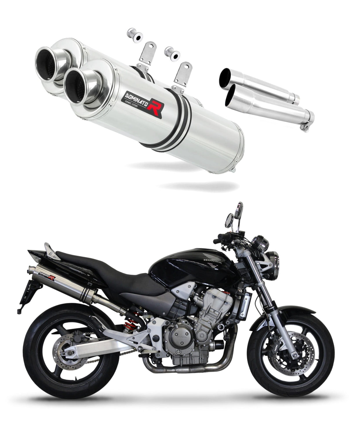 Honda CB 900F HORNET 2002 - 2007 Exhaust Silencer Muffler ST + dB killer medium 20 m.