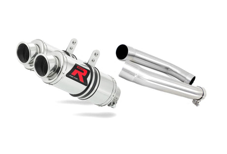 Honda VTR 1000F Firestorm 2002 - 2006 Exhaust Silencer Muffler GP1 + dB killer medium 20 m.