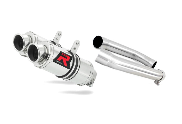 Honda VTR 1000F Firestorm 2002 - 2006 Exhaust Silencer Muffler GP1 + dB killer medium 20 m.