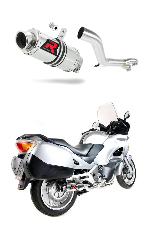 Honda NT 650 V DEAUVILLE RC47 1998 - 2005 Exhaust Silencer Muffler GP1 + dB killer medium 19 m.