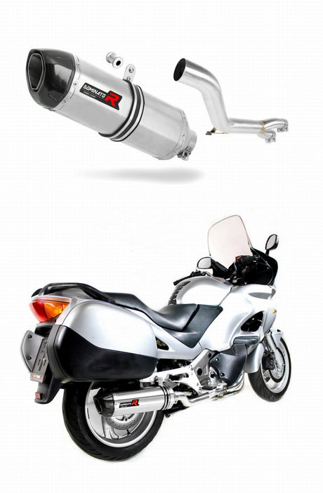 Honda NT 650 V DEAUVILLE RC47 1998 - 2005 Exhaust Silencer Muffler HP1 + dB killer medium 19 m.