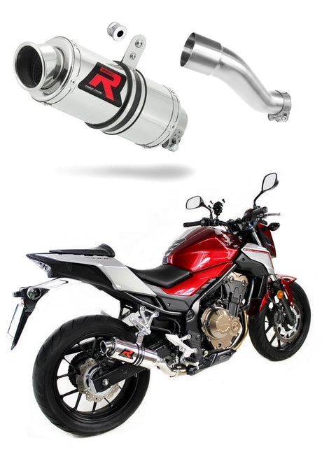 Honda CB 500 F 2016 - 2019 Exhaust Silencer Muffler GP1 + dB killer medium 20 m.