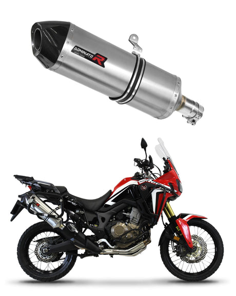 Honda CRF 1000L Africa Twin 2016 - 2019 Exhaust Silencer Muffler HP7 + dB killer medium 20 m.