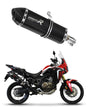 Honda CRF 1000L Africa Twin 2016 - 2019 Exhaust Silencer Muffler HP7 BLACK + dB killer medium 20 m.