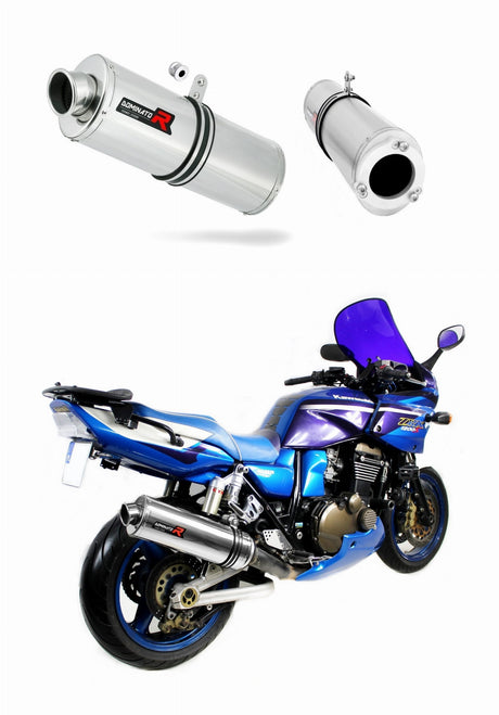 Kawasaki ZRX 1200 2001 - 2007 Exhaust Silencer Muffler OV + dB killer medium 20 m.