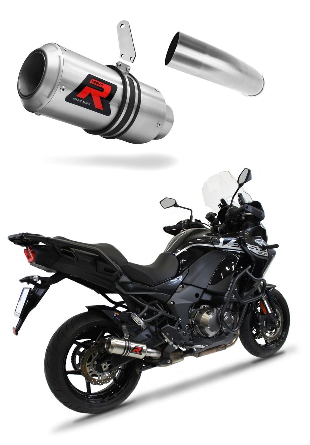 Kawasaki VERSYS 1000 2019 - 2024 Exhaust Silencer Muffler GP + dB killer medium 20 m.