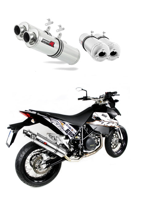 KTM 950 SM Supermoto R 2006 - 2008 Exhaust Silencer Muffler ST + dB killer medium 20 m.