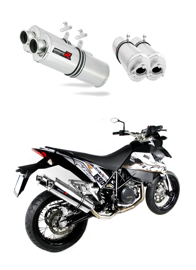 KTM 690 SM SUPERMOTO Exhaust Silencer Muffler OV + dB killer medium