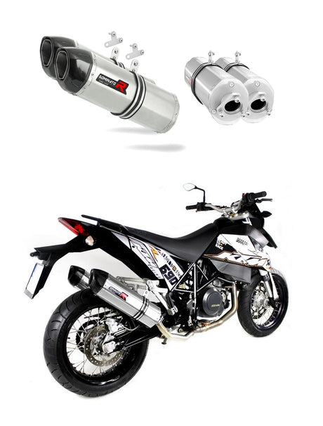 KTM 690 SM SUPERMOTO Exhaust Silencer Muffler HP1 + dB killer medium