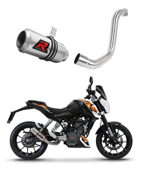KTM 125 Duke 2012 - 2016 Exhaust Silencer Muffler GP + dB killer medium 20 m.