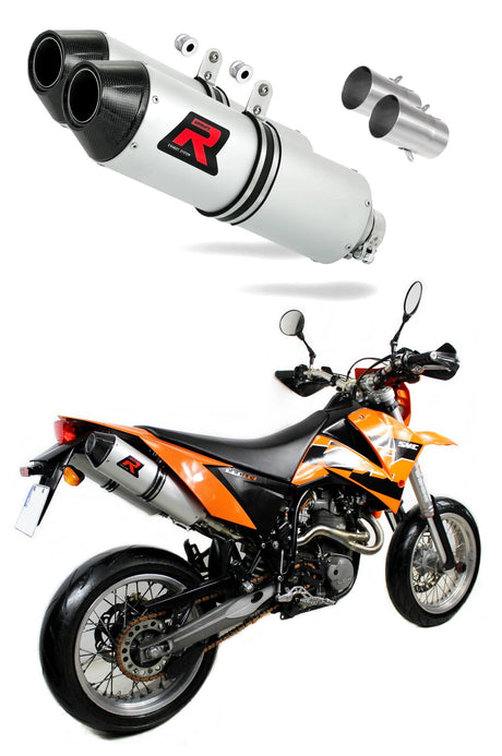 KTM 660 SMC 2005 - 2006 Exhaust Silencer Muffler MX2 + dB killer medium 20 m.