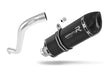 BMW F650ST Exhaust Silencer Muffler HP1 BLACK + dB killer medium