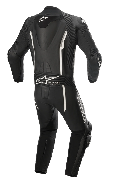 Missile V2 1-Piece Leather Suit - Black White