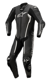 Missile V2 1-Piece Leather Suit - Black White