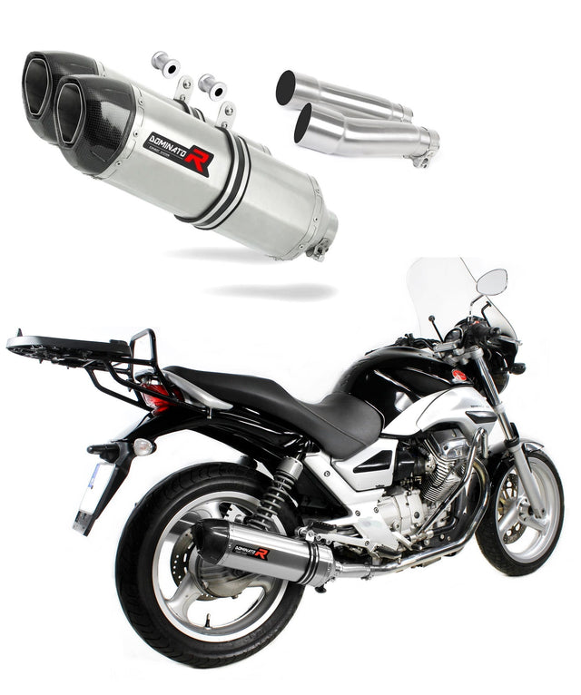 Moto Guzzi BREVA ie 750 2003 - 2009 Exhaust Silencer Muffler HP1 + dB killer medium 20 m.