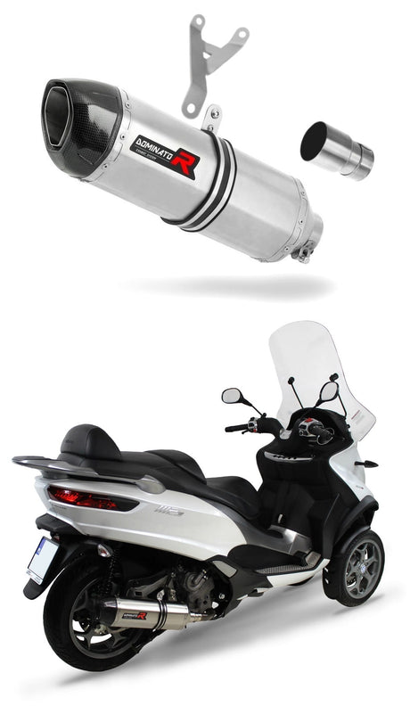Piaggio MP3 500 2008 - 2022 Exhaust Silencer Muffler HP1 + dB killer medium 20 m.
