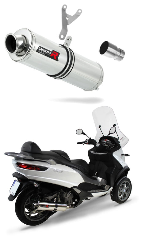 Piaggio MP3 500 2008 - 2022 Exhaust Silencer Muffler ST + dB killer medium 20 m.