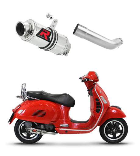 Piaggio Vespa GTS 125 2007 - 2012 Exhaust Silencer Muffler GP1 + dB killer medium 20 m.