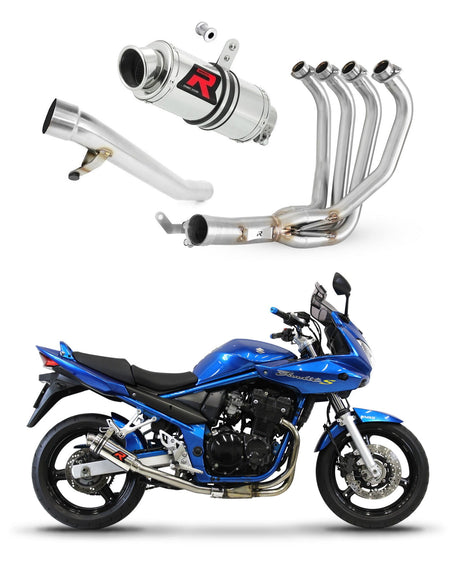 Suzuki GSF 650 BANDIT N / S 2005 - 2006 Full Exhaust System Collector Silencer GP1 + dB killer medium 20 m.