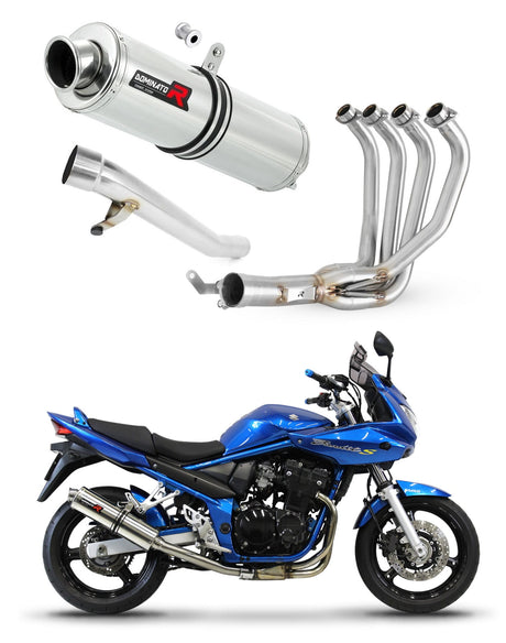 Suzuki GSF 650 BANDIT N / S 2005 - 2006 Full Exhaust System Collector Silencer ST + dB killer medium 20 m.