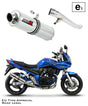GSF 650 S BANDIT EU Approved Exhaust Silencer ROUND 2005 - 2006 20 m.