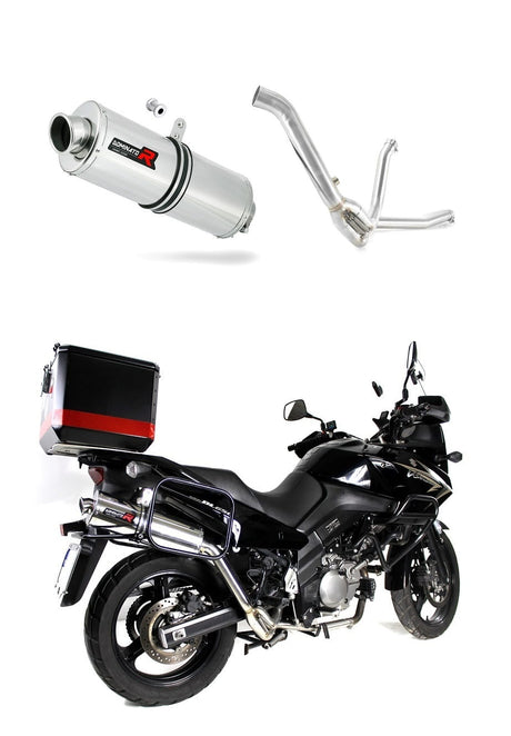 Suzuki DL 650 V Strom 2007 - 2011 Exhaust Silencer Muffler OV + dB killer medium 20 m.