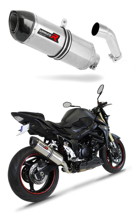 Suzuki GSR 750 2011 - 2016 Exhaust Silencer Muffler HP1 + dB killer medium 20 m.