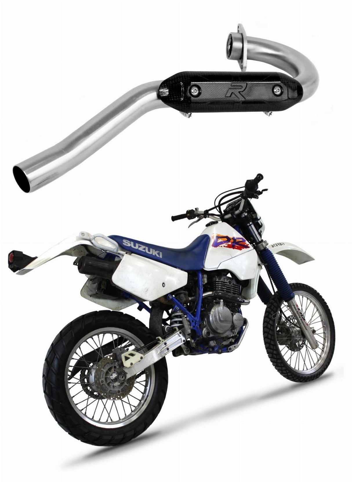 DR 350 Exhaust Header pipe 1990 - 1999 19 m.