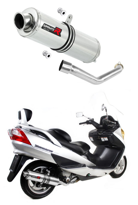 Suzuki BURGMAN 400 2003 - 2006 Exhaust Silencer Muffler ST + dB killer medium 20 m.