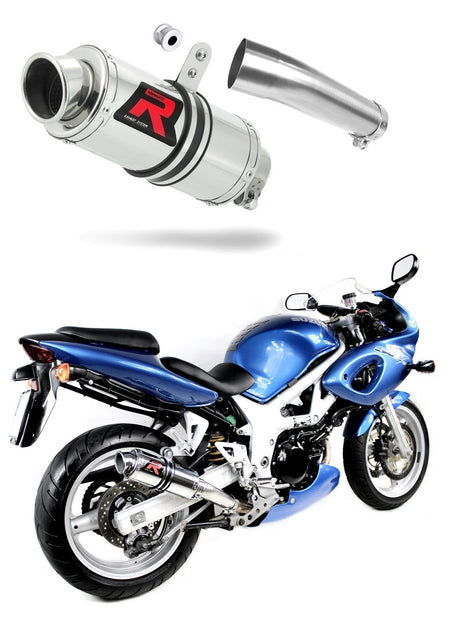 Suzuki SV 650 S 1999 - 2002 Exhaust Silencer Muffler GP1 + dB killer medium 19 m.