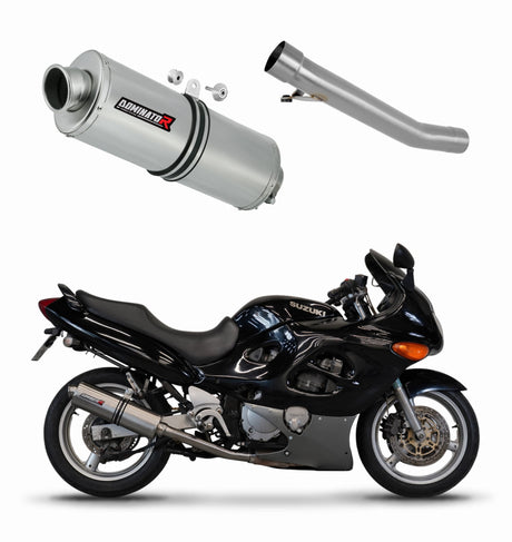 Suzuki GSXF 750 1998 - 2006 Exhaust Silencer Muffler OV + dB killer medium 19 m.
