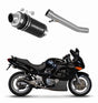 Suzuki GSXF 750 1998 - 2006 Exhaust Silencer Muffler GP1 BLACK + dB killer medium 19 m.