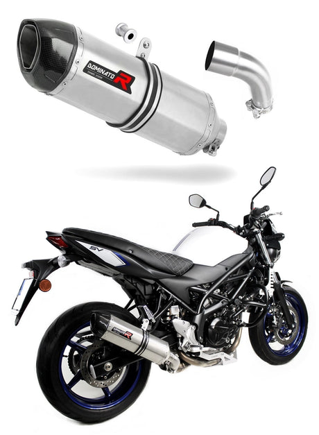 Suzuki SV 650 2016 - 2023 Exhaust Silencer Muffler HP1 + dB killer medium 20 m.