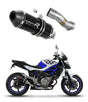 Suzuki SFV 650 GLADIUS 2009 - 2015 Exhaust Silencer Muffler HP3 BLACK + dB killer medium 20 m.