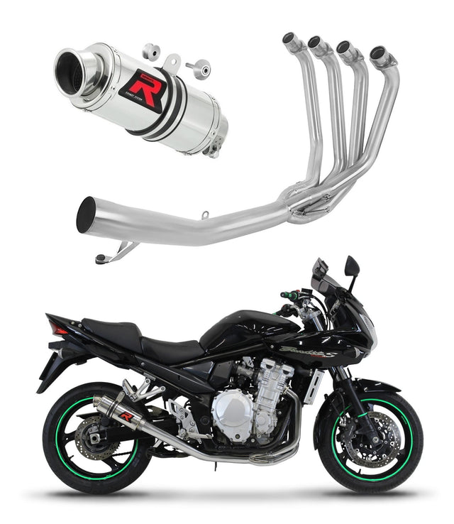 Suzuki GSF 1250 N / S BANDIT 2007 - 2016 Full Exhaust System Collector Silencer GP1 + dB killer medium 20 m.