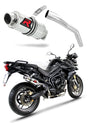 Triumph TIGER 800 XC XR 2011 - 2014 Exhaust Silencer Muffler GP1 + dB killer medium 20 m.