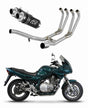 Yamaha XJ 900 Diversion 1994 - 2003 Full Exhaust System Collector Silencer GP1 BLACK + dB killer 19 m.