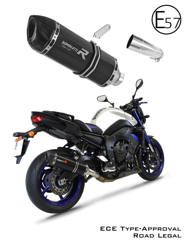 FZ 8 N / FZ8 S FAZER EU Approved Exhaust Silencer HP1 BLACK 2010 - 2016 20 m.