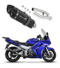 Yamaha FJR 1300 Exhaust Silencer Muffler HP1 BLACK + dB killer medium