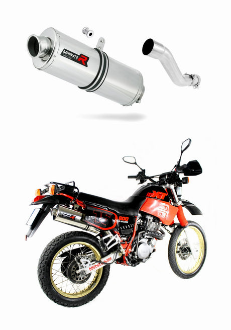 Yamaha XT 600 1987 - 1989 2KF Exhaust Silencer Muffler OV + dB killer medium 19 m.
