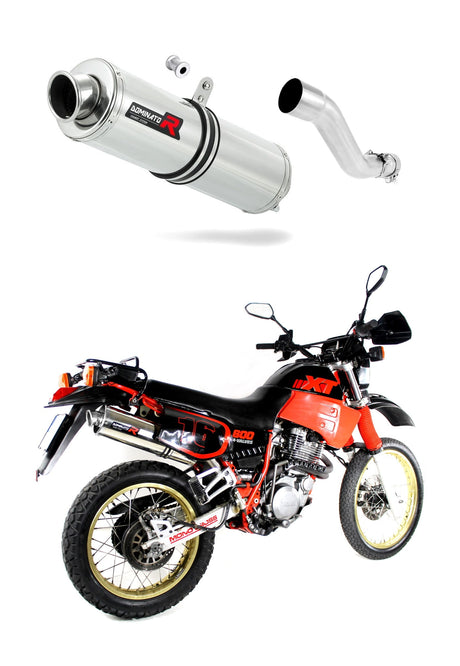 Yamaha XT 600 1987 - 1989 2KF Exhaust Silencer Muffler ST + dB killer medium 19 m.