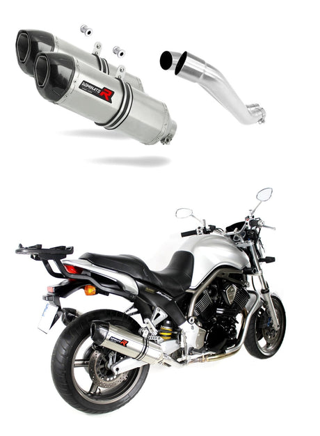Yamaha BT 1100 BULLDOG 2001 - 2007 Exhaust Silencer Muffler HP1 + dB killer medium 20 m.