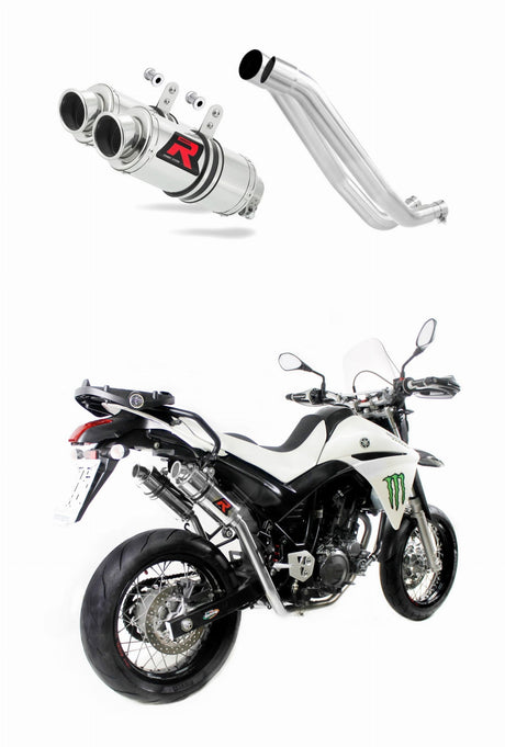 Yamaha XT 660 X 2004 - 2016 Exhaust Silencer Muffler GP1 + dB killer medium 20 m.