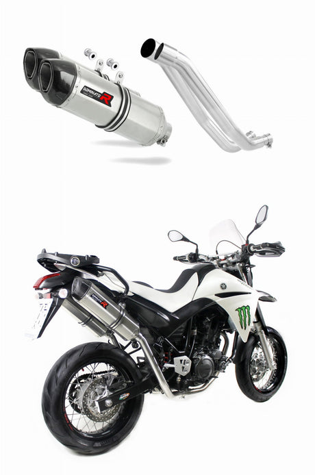 Yamaha XT 660 X 2004 - 2016 Exhaust Silencer Muffler HP1 + dB killer medium 20 m.