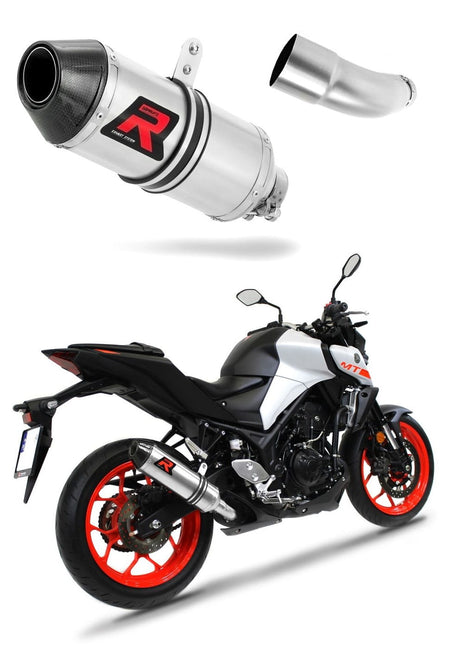 Yamaha MT 03 2014 - 2016 Exhaust Silencer Muffler HP3 + dB killer medium 20 m.