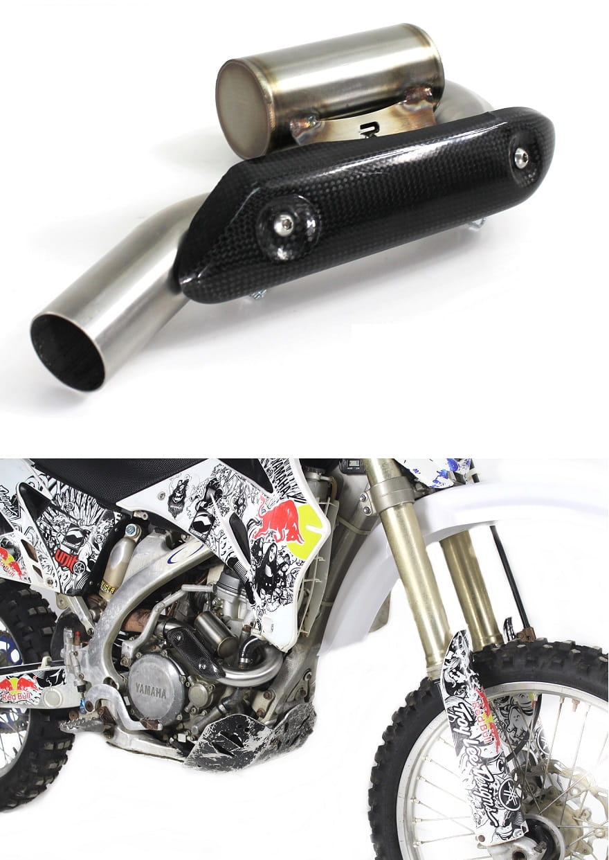 WR 250F Exhaust Header pipe with PowerBomb 2001 - 2006 20 m.
